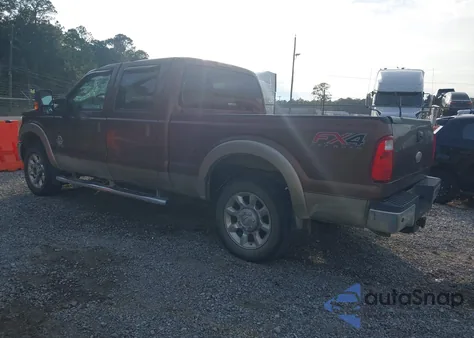 2012 Ford F-250 Lariat from USA, damaged, VIN 1FT7W2BT0CEA63672